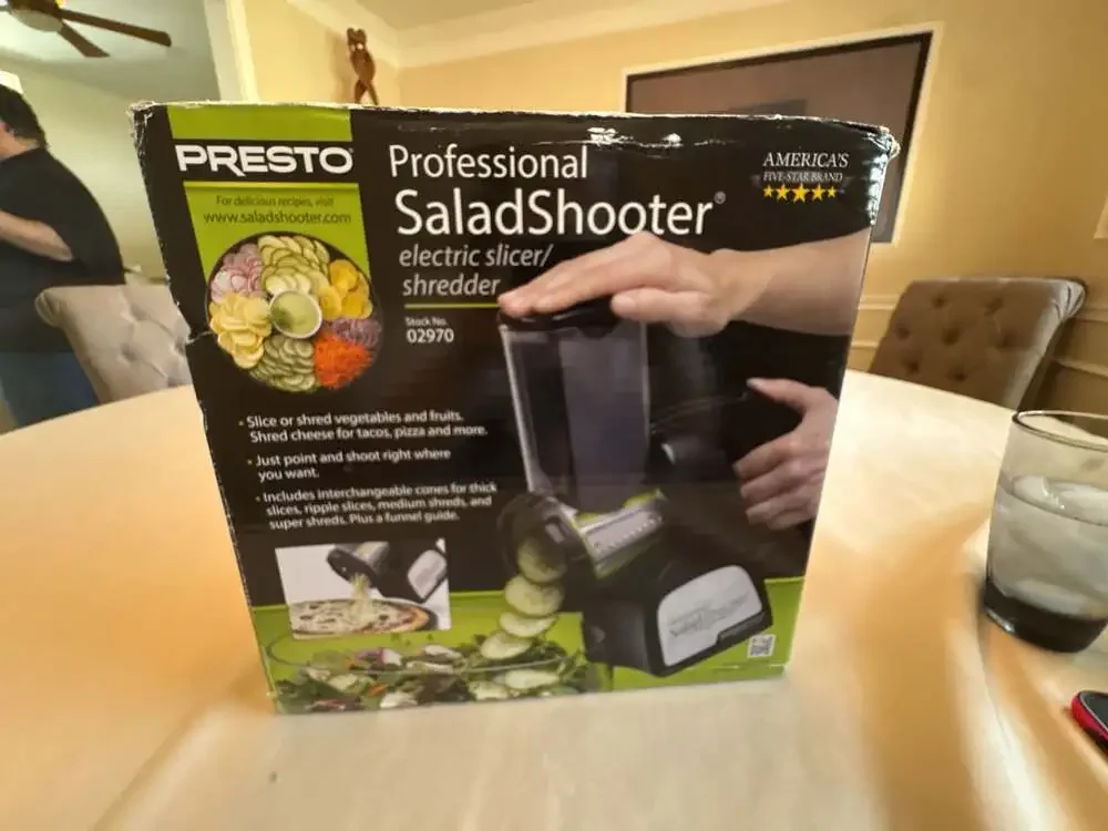 Presto Professional SaladShooter Electric Slicer/Shredder Model 02970